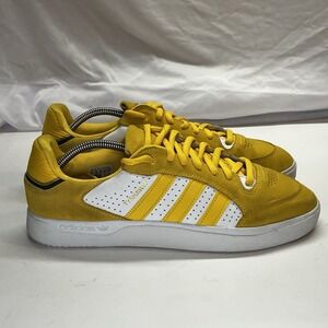 Adidas Tyshawn Low Men's Shoes Bold Gold White Core Black Size 10.5